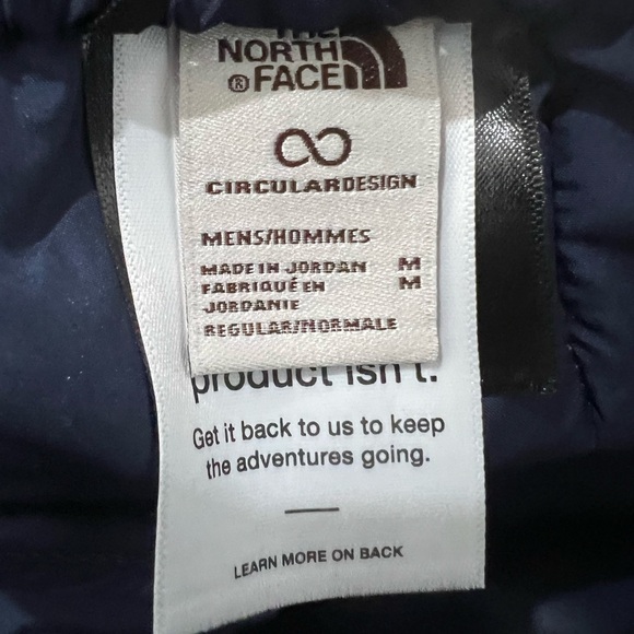 The North Face Lhotse Puffer Quilted Insulated Pant NFOA831T Men Summit Navy Med - Picture 7 of 10